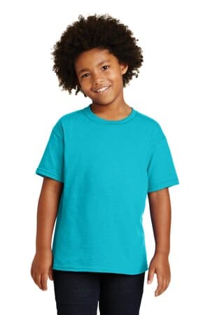 TROPICAL BLUE 5000B gildan-youth heavy cotton 100% cotton t-shirt