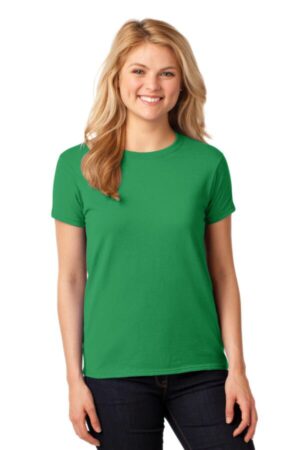 IRISH GREEN 5000L gildan ladies heavy cotton 100% cotton t-shirt