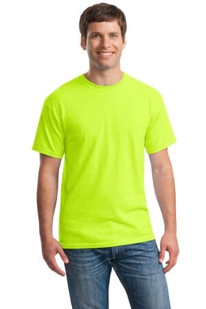 SAFETY GREEN 5000 gildan-heavy cotton 100% cotton t-shirt