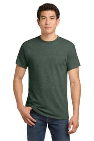 HEATHER MILITARY GREEN 5000 gildan-heavy cotton 100% cotton t-shirt