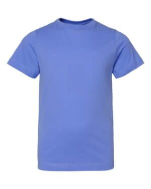 CAROLINA BLUE Lat 6101 youth fine jersey tee