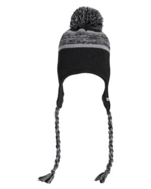 BLACK J america 5007JA backcountry knit pom hat