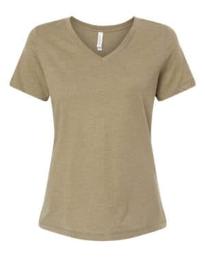 Bella canvas 6405CVC women's relaxed heather cvc v-neck tee