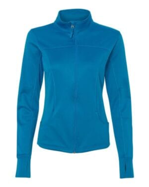 ASTER BLUE Independent trading co EXP60PAZ women's poly-tech full-zip track jacket