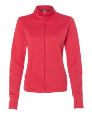 Independent trading co EXP60PAZ women's poly-tech full-zip track jacket