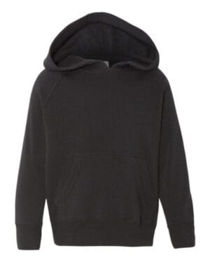 BLACK PRM10TSB toddler special blend raglan hooded sweatshirt