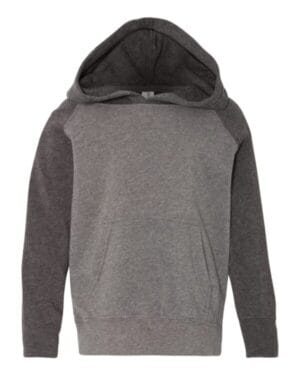 NICKEL/ CARBON PRM10TSB toddler special blend raglan hooded sweatshirt