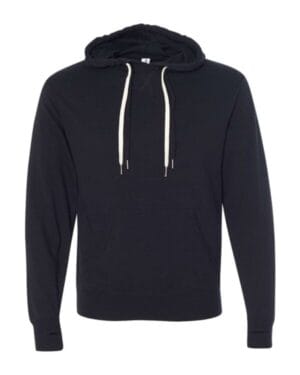 BLACK PRM90HT unisex midweight french terry hooded sweatshirt