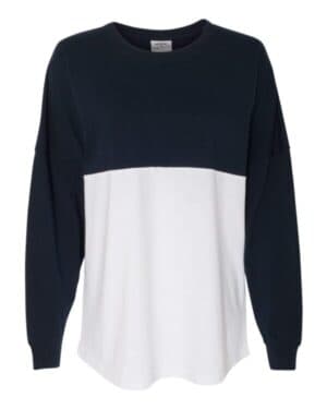 NAVY/ WHITE J america 8229 game day jersey long sleeve t-shirt