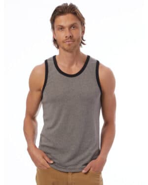 VIN COAL/ BLK Alternative 5053BP unisex vintage jersey keeper tank