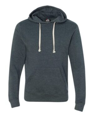 NAVY TRIBLEND J america 8871 triblend fleece hooded sweatshirt