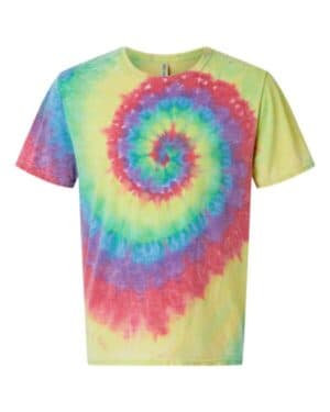 CLASSIC RAINBOW SPIRAL Dyenomite 650VRX vintage festival tie-dyed t-shirt