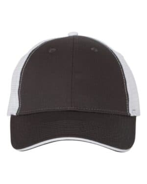 CHARCOAL/ WHITE Valucap S102 sandwich trucker cap