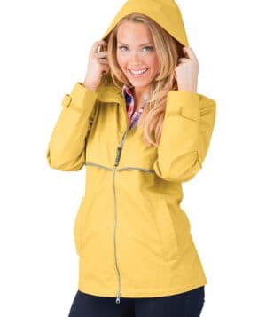 BUTTERCUP/REFLECTIVE Charles river 5099CR women's new englander rain jacket