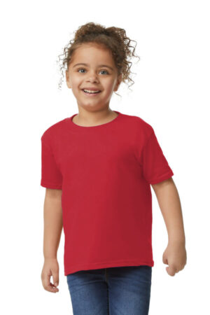 RED 5100P gildan heavy cotton toddler t-shirt