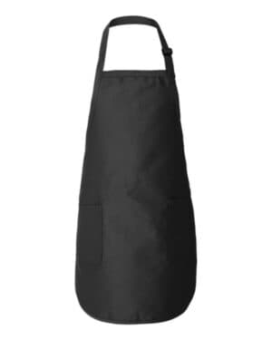 Q-tees Q4350 full-length apron with pockets