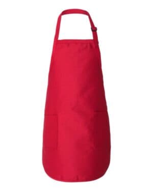 RED Q-tees Q4350 full-length apron with pockets