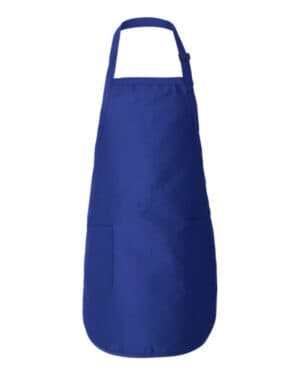 ROYAL Q-tees Q4350 full-length apron with pockets
