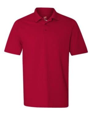 DEEP RED Hanes 055P piqu polo
