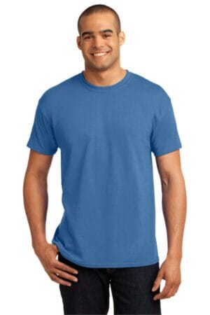 CAROLINA BLUE 5170 hanes-ecosmart 50/50 cotton/poly t-shirt
