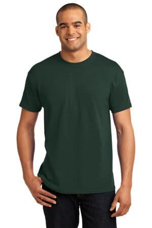DEEP FOREST 5170 hanes-ecosmart 50/50 cotton/poly t-shirt