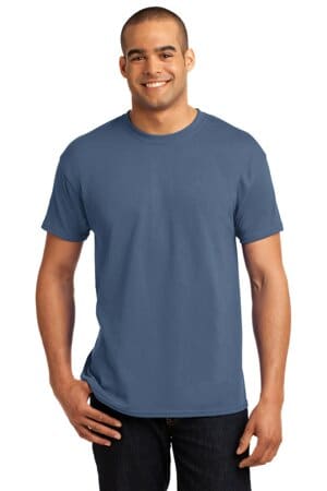 DENIM BLUE 5170 hanes-ecosmart 50/50 cotton/poly t-shirt