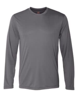 GRAPHITE Hanes 482L cool dri long sleeve performance t-shirt