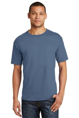 DENIM BLUE 5180 hanes beefy-t-100% cotton t-shirt