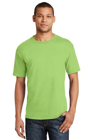 LIME 5180 hanes beefy-t-100% cotton t-shirt
