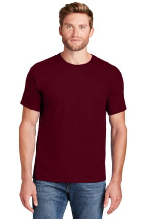 MAROON 5180 hanes beefy-t-100% cotton t-shirt