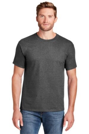 OXFORD GREY 5180 hanes beefy-t-100% cotton t-shirt