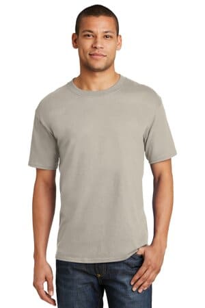 SAND 5180 hanes beefy-t-100% cotton t-shirt