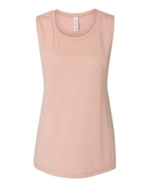 PEACH Bella canvas 8803 women's flowy scoop muscle tank