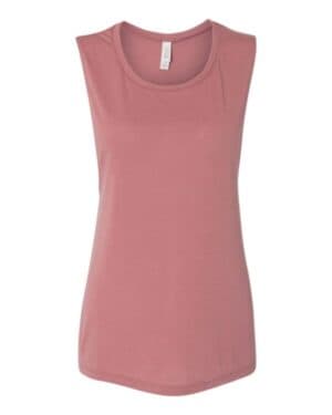 MAUVE Bella canvas 8803 women's flowy scoop muscle tank