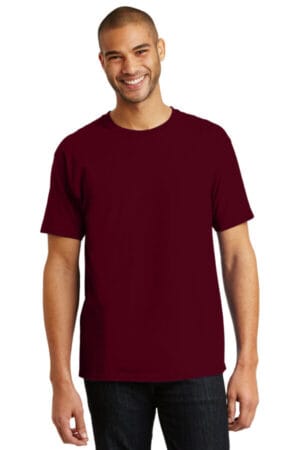 MAROON 5250 hanes-authentic 100% cotton t-shirt