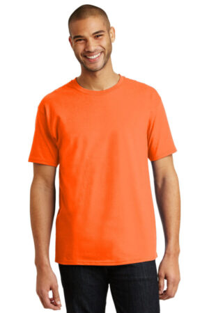 SAFETY ORANGE 5250 hanes-authentic 100% cotton t-shirt