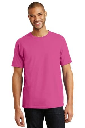 WOW PINK 5250 hanes-authentic 100% cotton t-shirt