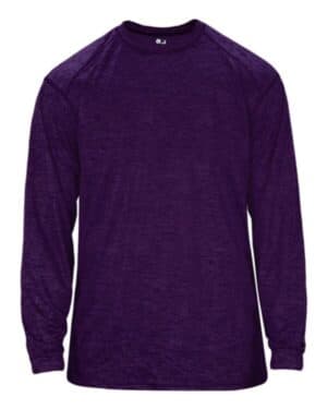 PURPLE TONAL BLEND Badger 4174 tonal blend long sleeve t-shirt