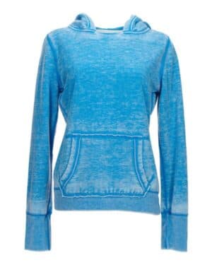 J america 8912 women's zen fleece hooded sweatshirt
