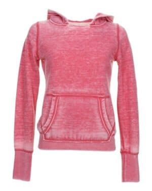 WILDBERRY J america 8912 women's zen fleece hooded sweatshirt