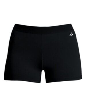 BLACK Badger 2629 girls' pro-compression shorts