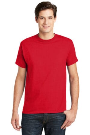 ATHLETIC RED 5280 hanes-essential-t 100% cotton t-shirt