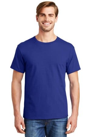 DEEP ROYAL 5280 hanes-essential-t 100% cotton t-shirt