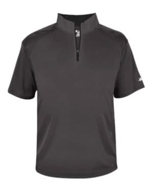 Badger 4199 b-core short sleeve quarter-zip