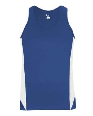 ROYAL/ WHITE Alleson athletic 8967 stride women's singlet