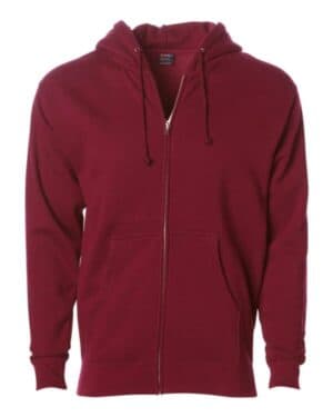 Independent trading co IND4000Z heavyweight full-zip hooded sweatshirt