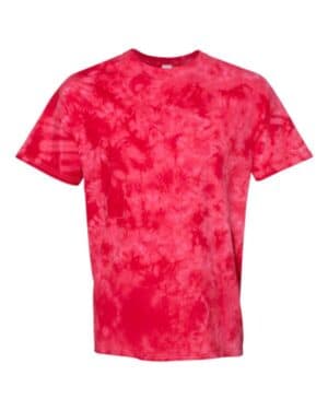 RED Dyenomite 20BCR youth crystal tie-dyed t-shirt