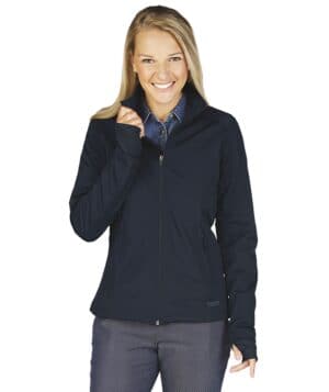 NAVY Charles river 5317CR women's axis soft shell jacket
