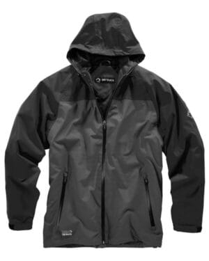 CHARCOAL Dri duck 5335 adult torrent softshell hooded jacket