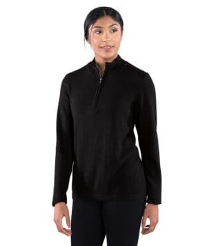 BLACK Charles river 5369CR women's mystic quarter zip pullover